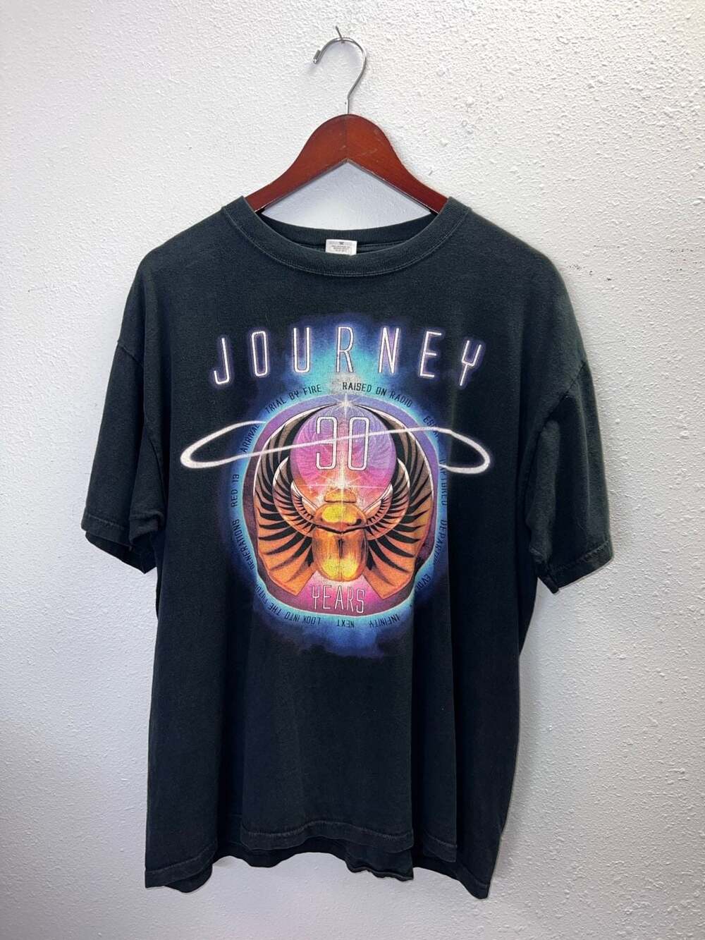 Vintage Journey 30 Years Band T Shirt Mens XL Anvil Double Sided Rock Tee 0511